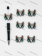 Personalized Handmade Goods With Green Cow Head Beads