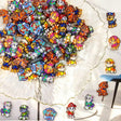 mixed assorted cartoon rescue puppy acrylic focal beads for diy beadable pen craft wholesale