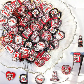 mixed assorted retro soda can and bottle acrylic focal beads for diy beadable pen craft wholesale