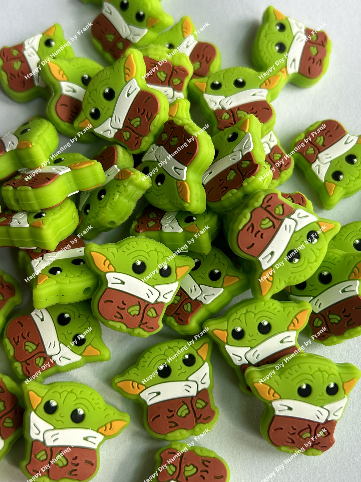 Baby Yoddaa Silicone Focal Beads Wholesale for beadable pens, Character Focal Beads