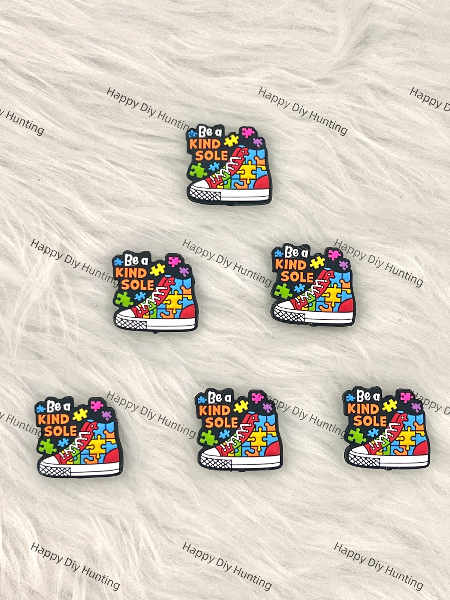 Be A Kind Sole Silicone Focal Bead