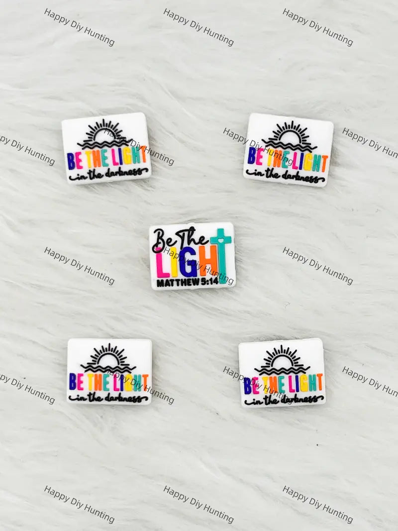 Be The Light Inspirational Silicone Focal Beads Wholesale for Pen DIY