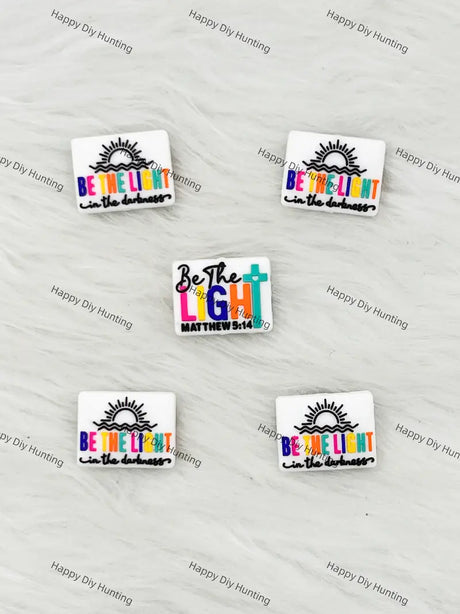 Be The Light Inspirational Silicone Focal Beads Wholesale for Pen DIY