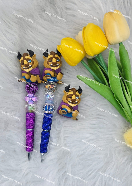 Beast from Beauty and Beast Pen topper (NO HOLE)