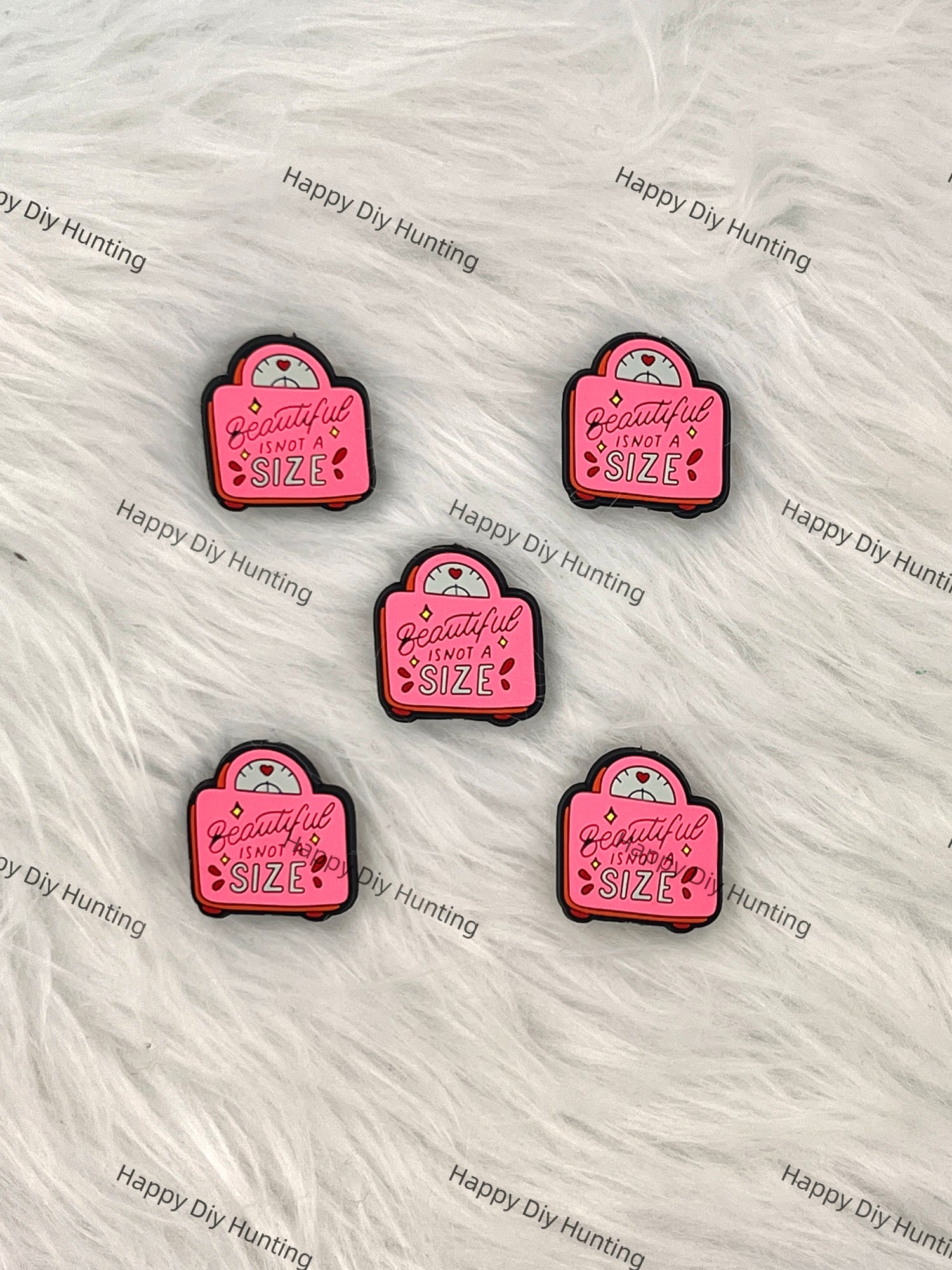 Beautiful Is Not A Size Silicone Focal Beads wholesale, Silicone focal beads for pens