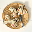 Beige LV Bow Beads For DIY Beadable Pens