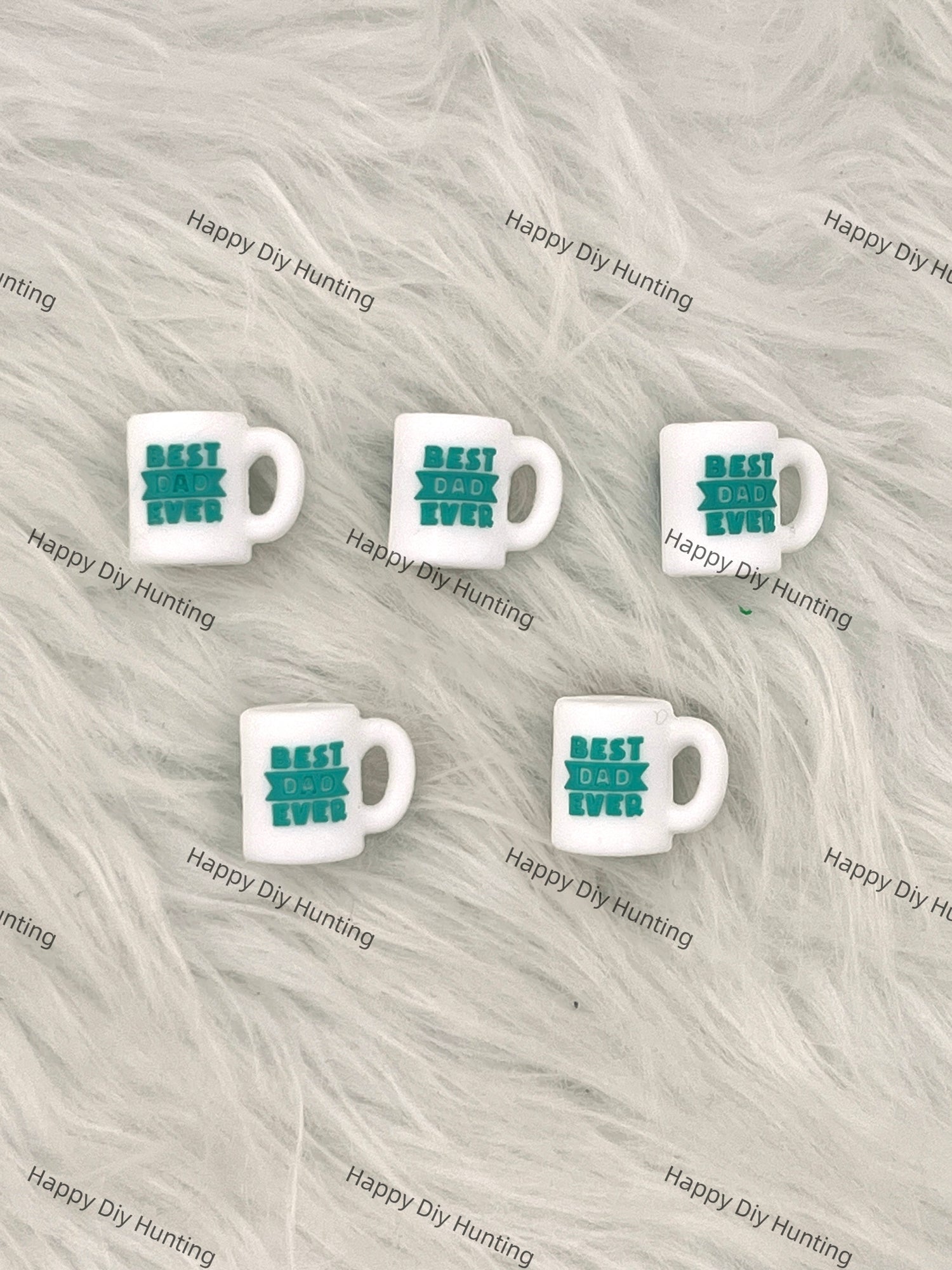 Best Dad Ever Silicone Focal Beads wholesale, Silicone focal beads for pens