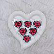 Black Red Heart CHANEL Silicone Focal Beads For DIY Beadable Pens