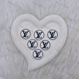 Black White Round LV Silicone Focal Beads For DIY Beadable Pens