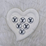 Black White Round LV Silicone Focal Beads For DIY Beadable Pens