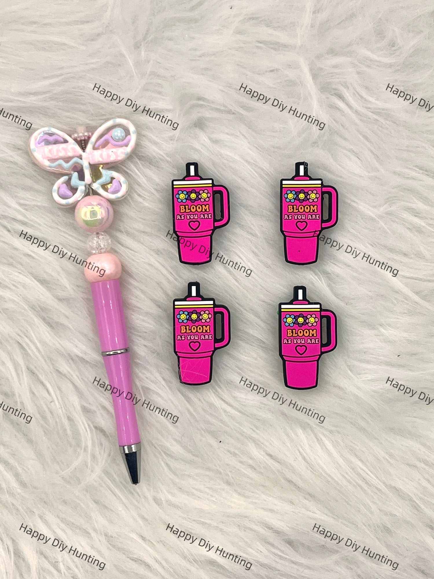 Bloom As You Are Silicone Focal Beads wholesale, Silicone focal beads for pens