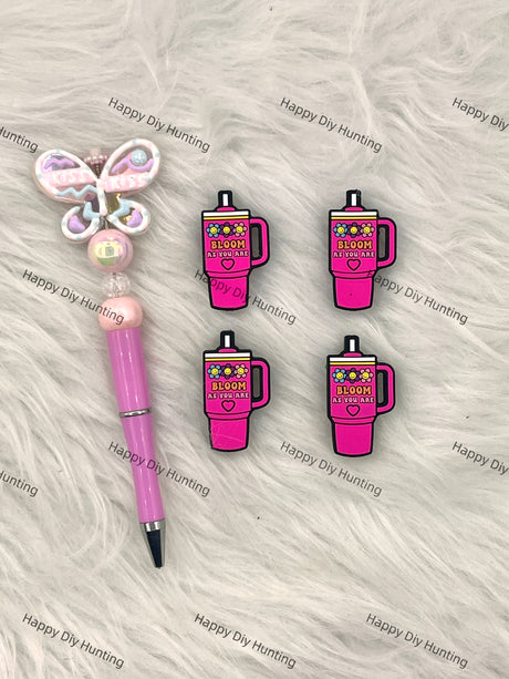 Bloom As You Are Silicone Focal Beads wholesale, Silicone focal beads for pens