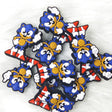 Blue cat Silicone Focal Beads, character Focal Beads