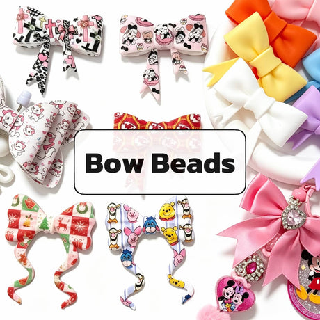 Bow Beads for Beadable Pens, Keychains & Jewelry Making