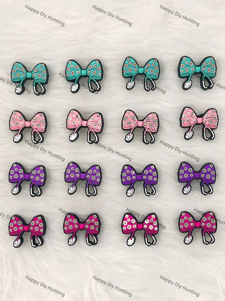 Bowknot Flower Medical Silicone Focal Beads Wholesale for Pen DIY