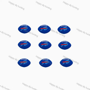 Buffalo Bills Football team Silicone Focal Beads, Wholesale Silicone Focal Beads for Pens