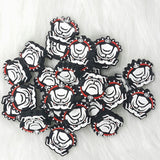 Bulldog football team silicone focal beads for beadable pens