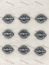 Calm & Focus Text Silicone Focal Beads Wholesale for Pen DIY