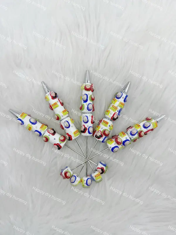 Toy Story beadable pen for DIY handmade custom bead pen crafts and stationery supplies