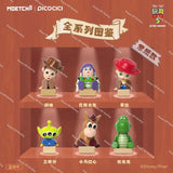 Close-up of Toy Story cartoon character mini figure blind bag for custom DIY pen projects