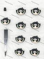 Handmade Beadable Pen with 3D Yellow Hero Girl Silicone Beads