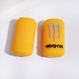 Cartoon energy drink silicone focal beads for custom bead pens
