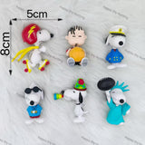 Charming Set Of Peanuts Characters Pen Topper