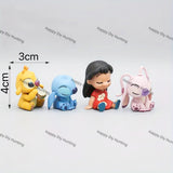 Charming Sitting Lilo & Stitch pen topper(No Hole)