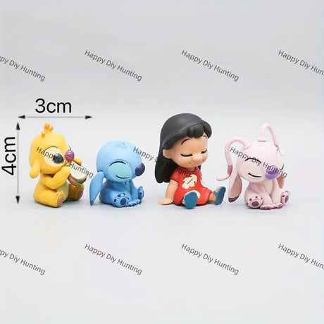 Charming Sitting Lilo & Stitch pen topper(No Hole)