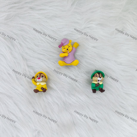 Charming Winnie And Chipmunk Pen Topper