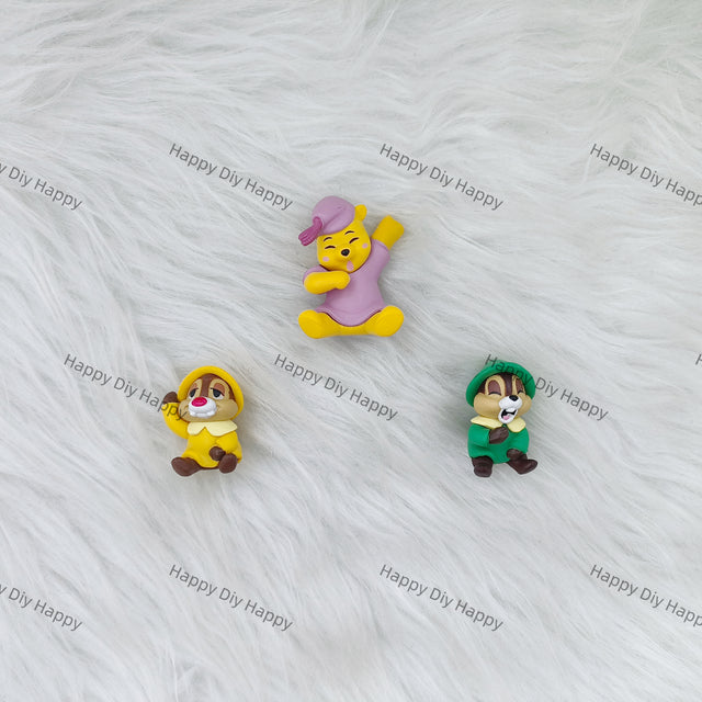 Charming Winnie And Chipmunk Pen Topper