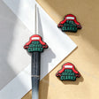 Christmas Fun Quote Text Flat Silicone Focal Beads For DIY Beadable Pens& Jewelry