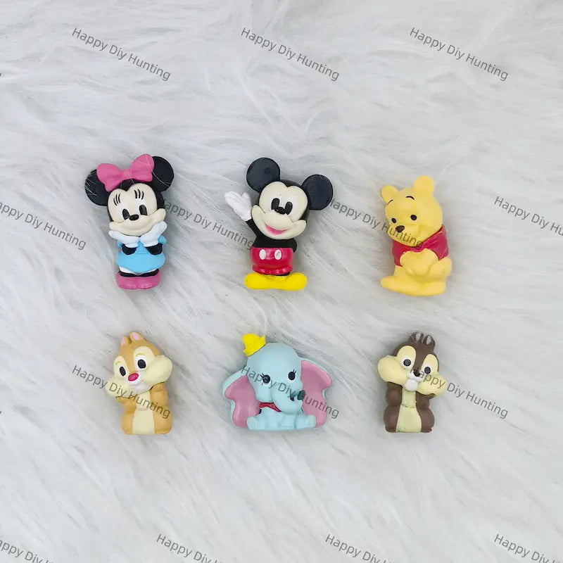 Chubby Forest Animal Figurine Pen Topper for Stationery & Beadable Pen Decor