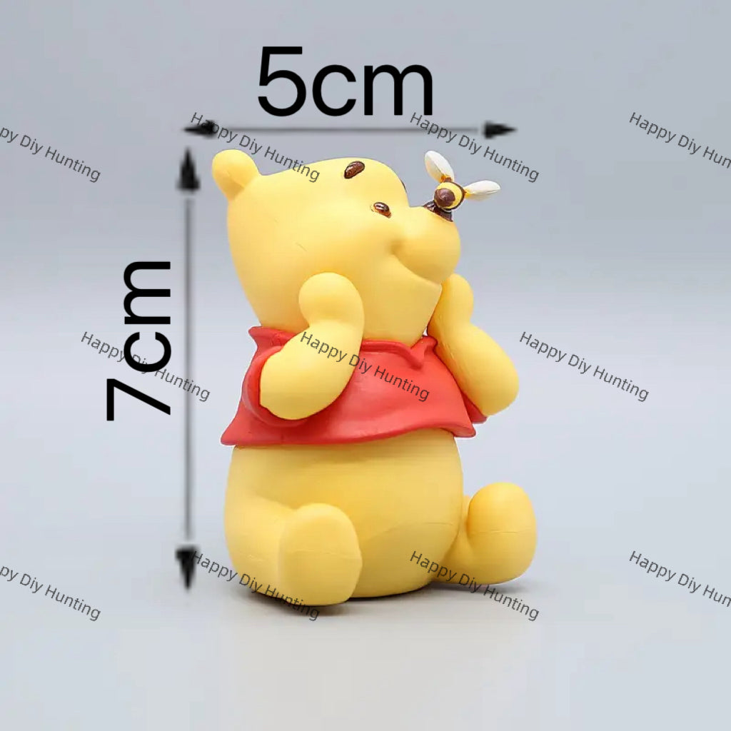 Classic Yellow Bear with Cute Bee Pen Topper