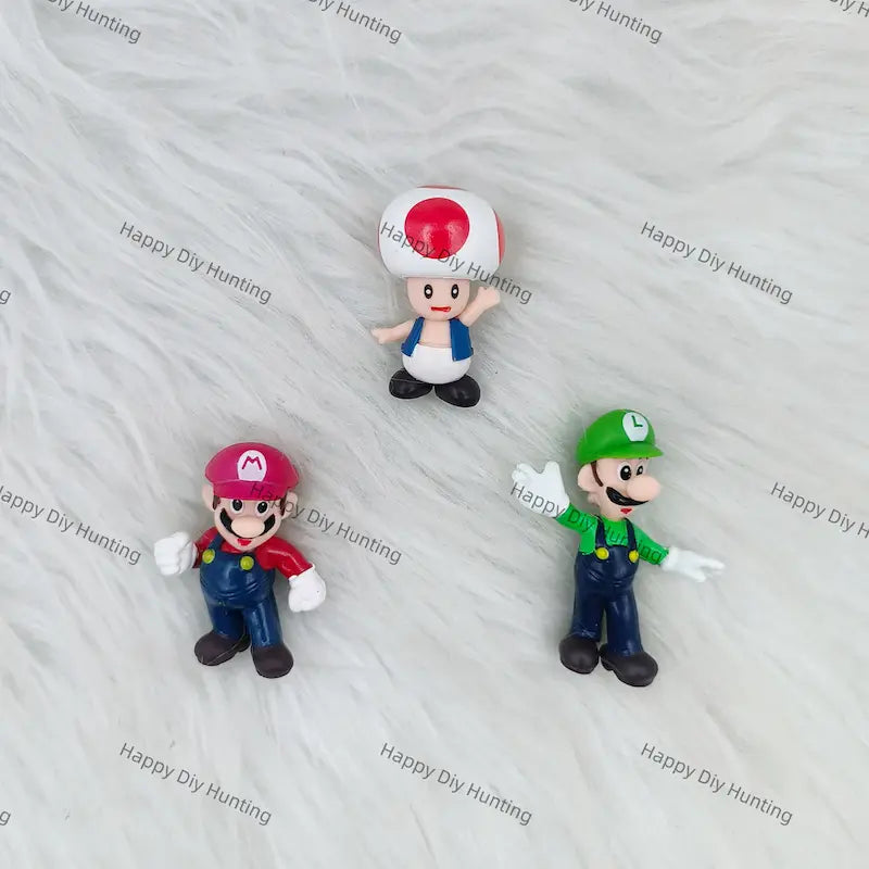 PVC Colorful Game Character Pen Top for Handmade Craft Decoration