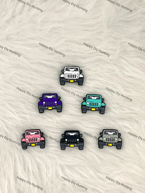 Colorful Off Road Vehicle Silicone Focal Beads for Adventure Beadable Pen