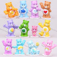 Colorful Round Bear Figurine Pen Topper for Stationery & Beadable Pen Decor