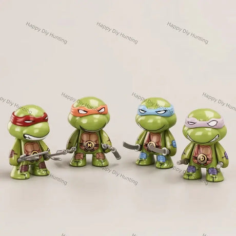 Cool Martial Arts Turtle Figurine Pen Topper for Stationery & Beadable Pen Decor