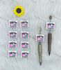 Cool Mom Slogan Silicone Focal Beads Wholesale for Pen DIY