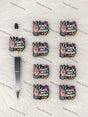 Handmade Beadable Pen with Peace Out Cowboy Silicone Beads
