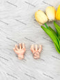 Creepy Palm Hand Pen Topper (No Hole) for Spooky Stationery & Beadable Pen Craft Decor