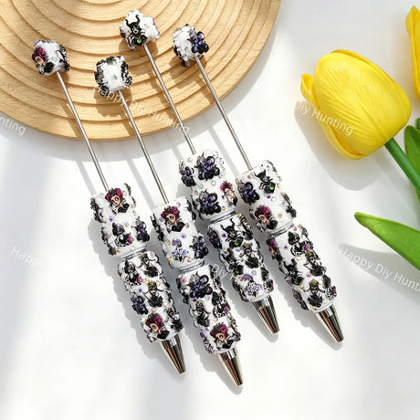 Cruella de Vil DIY Beadable Pens Wholesale, Beadable Pens Supplies