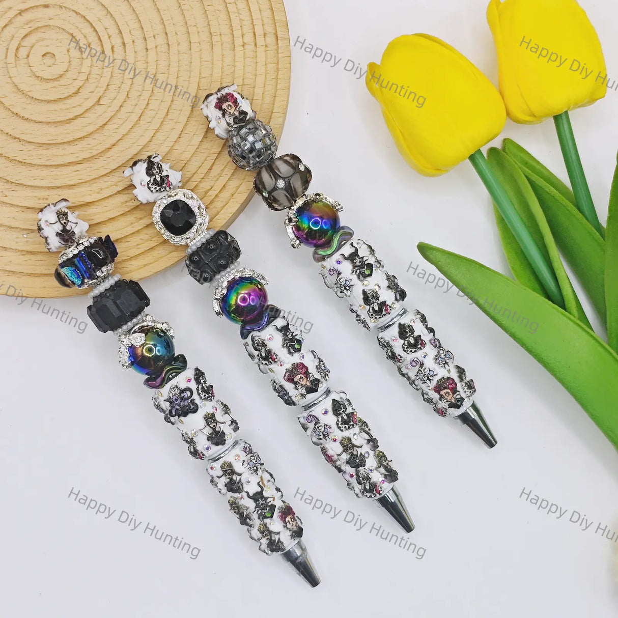 Cruella de Vil DIY Beadable Pens Wholesale, Beadable Pens Supplies1