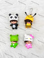 Cute Animal Costume Retro Doll Pen Topper for Kawaii Stationery & Beadable Pen Craft Decor