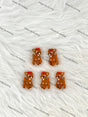 Cute Baby Deer with Bow,Animal Silicone Focal Beads Wholesale