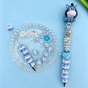 Cute Blue Donkey Beadable Pen Kit