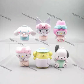 Cute Bunny Bath Character Pen Topper for Kawaii Stationery & Beadable Pen Craft Decor