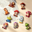 Cute Cartoon Play Toy Story Character Printed Acrylic Focal Beads for beadable pen and keychain DIY
