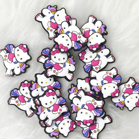 Cute Cat Unicorn Silicone Focals for Fantasy Animal Beadable Pen Craft