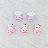 Cute Cinnamoroll And HK With Pumpkin Pen Topper